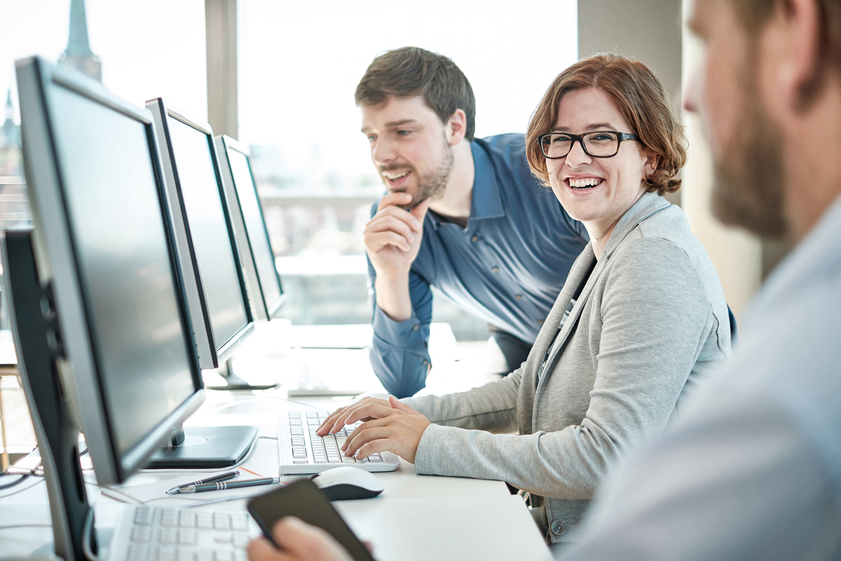 Teamwork im Büro