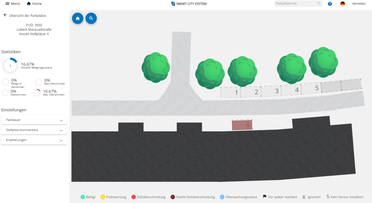 Lübeck: Digitaler Sensoren gegen Falschparker als Vorbild für Barcelona -  Smart City Projekt Kreuzung frei